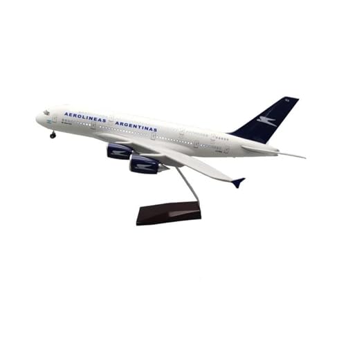 Metallflugzeugmodell Druckguss 47CM 1:160 Maßstab Airbus A380 Argentinischen Flugzeug Modell Druckguss Maschine Souvenir Dekoration Gesammelt Luftfahrt Sammeln Oder Verschenken(No Light) von YLQERZ