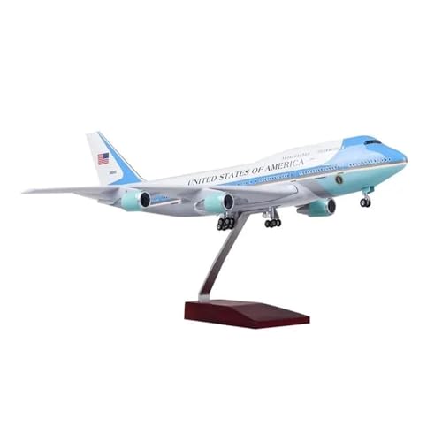 Metallflugzeugmodell Druckguss 47CM Für 747 Force One Flugzeugmodell Mit Stand Display Flugzeug Statische Display Flugzeug Modell Sammlung Modell Sammeln Oder Verschenken(No Light) von YLQERZ