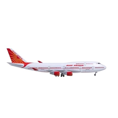 Metallflugzeugmodell Druckguss 47CM Für Boeing 747 Indien Flugzeug Modell Flugzeuge Miniatur Flugzeug Mit Rad Fahrwerk Sammlung Display Flugzeug Modell Sammeln Oder Verschenken(with Light) von YLQERZ