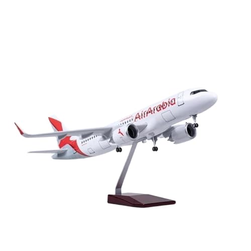 Metallflugzeugmodell Druckguss Flugzeugspielzeug Im Maßstab 1/80 Für Arabia Airbus A320 Neo Mit Beleuchtung Und Rädern Flugzeugmodell Aus Druckgussharz Sammeln Oder Verschenken(No lamp) von YLQERZ