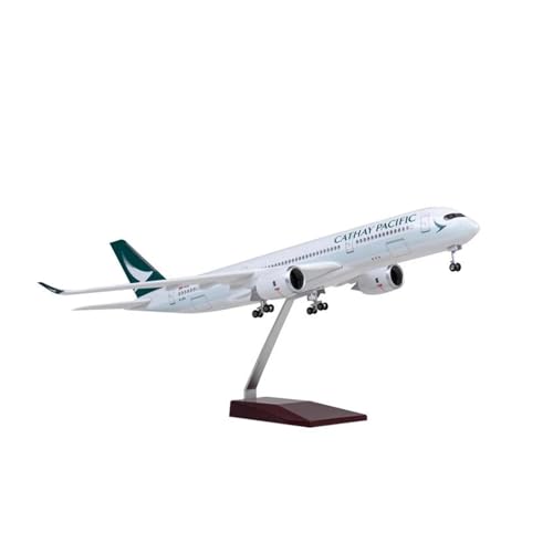 Metallflugzeugmodell Druckguss Maßstab 1/150 Für Cathay Pacific A350 Flugzeugmodellflugzeug Mit Licht Und Rad, Harzdruckguss-Sammlereditionsmodell Sammeln Oder Verschenken(No Light) von YLQERZ