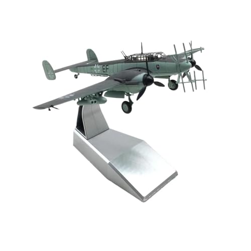 Metallflugzeugmodell Druckguss Maßstab 1:100 Für Deutsches Bf-110-Kampfflugzeug G-4 Nachtjäger-Modell Legierungsmodell Druckguss-Flugzeugmodell Sammeln Oder Verschenken von YLQERZ