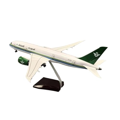 Metallflugzeugmodell Druckguss Maßstab 1:130 Für B787 Jetliner Saudi-Arabien-Flugzeugmodell Druckguss-Harz Flugzeug-Dekor Hobby-Display Modellflugzeuge Sammeln Oder Verschenken(with Light) von YLQERZ