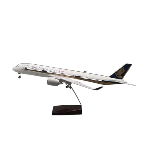 Metallflugzeugmodell Druckguss Maßstab 1:142 für Singapore Model Aircraft A350 Airbus Collection oder Show Collectible Display Aircraft Models Aircraft Sammeln Oder Verschenken(No Light) von YLQERZ