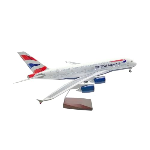 Metallflugzeugmodell Druckguss Maßstab 1:160 Für Airbus A380 Flugzeugmodell Druckgussmaschine Souvenir Dekoration Gesammelt Sammeln Oder Verschenken(with Light) von YLQERZ