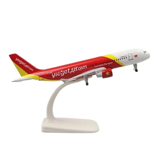 Metallflugzeugmodell Druckguss Maßstab 1:400 Für A320 Vietjet Flugzeugmodell Metallflugzeuglegierung Luftfahrtform Serie Luftfahrtbegeisterte Sammeln Oder Verschenken von YLQERZ