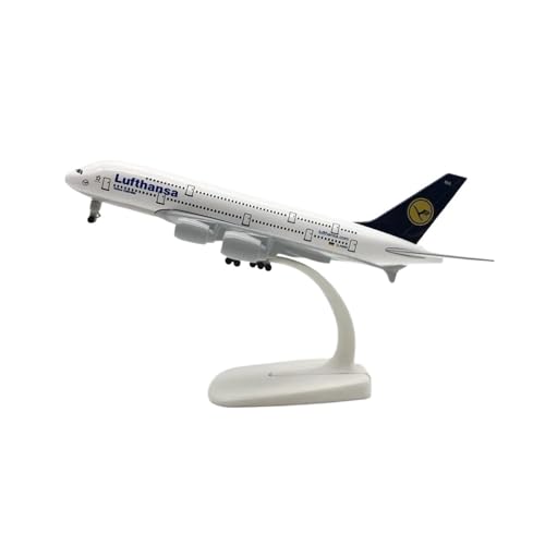 Metallflugzeugmodell Druckguss Maßstab 1:400 Für Lufthansa Airbus 380 Airways Flugzeug-Modellflugzeug, Druckguss-Metallflugzeuge, Flugzeugmodell-Ornament Sammeln Oder Verschenken von YLQERZ