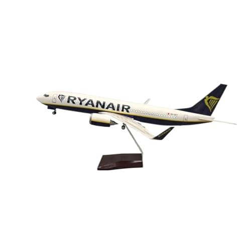 Metallflugzeugmodell Druckguss Maßstab 1:85 Für B737-800 Modell-Airline-Harz-Flugzeugmodell Zur Sammlung Modellflugzeug-Sammlung Ausstellung Statischer Sammeln Oder Verschenken(with Light) von YLQERZ