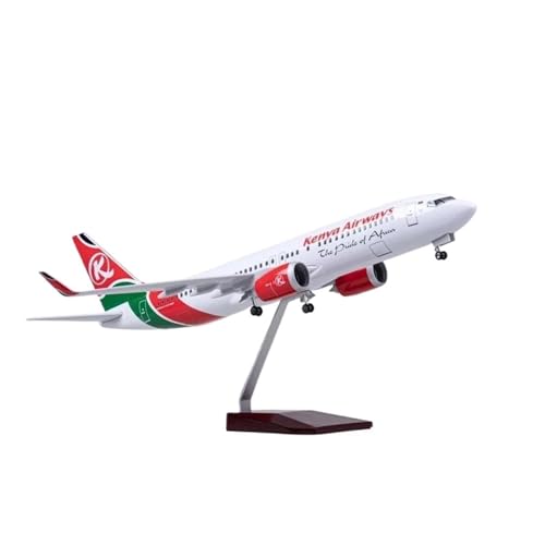 Metallflugzeugmodell Druckguss Maßstab 1:85 Für B737 MAX Kenya Kunstharz Airbus-Flugzeugmodell Sammlung Enthusiasten-Flugzeugmodell Desktop-Display Sammeln Oder Verschenken(No Light) von YLQERZ