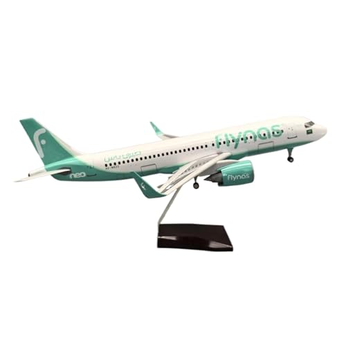 Metallflugzeugmodell Druckguss Souvenirflugzeug Im Maßstab 1:80 Für Saudi NAS A320neo-Flugzeuge Flynas Airbus-Flugzeugmodell Aus Druckgussharz Sammeln Oder Verschenken(No Light) von YLQERZ