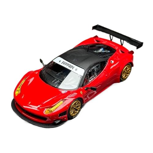 YLQERZ Maßstab 1:64 Für 458 Italia GT3 Rotes Druckguss-Automodell Aus Legierung Mit Miniatur-Szenenthema Ausstellungsfahrzeug Für Die Sammlung YLQERZ Maßstab 1:64 Für 458 Italia GT3 Rotes Druckguss-Automodell Aus Legierung Mit Miniatur-Szenenthema Ausstellungsfahrzeug Für Die Sammlung von YLQERZ