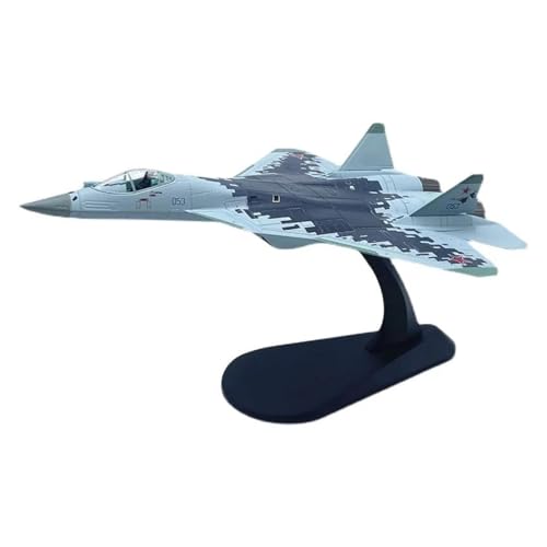 YLQERZ Metallflugzeugmodell 1/100 Für Russische Su-57 Fighter Legierung Simulation Modell Spielzeug Display Sammlung Sammeln Oder Verschenken von YLQERZ