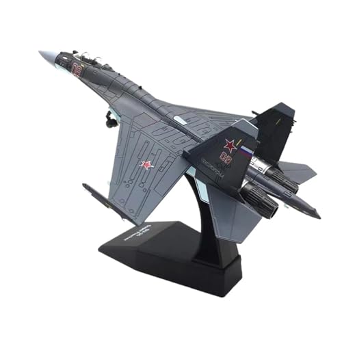 YLQERZ Metallflugzeugmodell 1/100 Für Russland Fulcrum Flanker SU 35 Flugzeug Kämpfer Modell Für Militär Hobbyist Sammlung Sammeln Oder Verschenken von YLQERZ