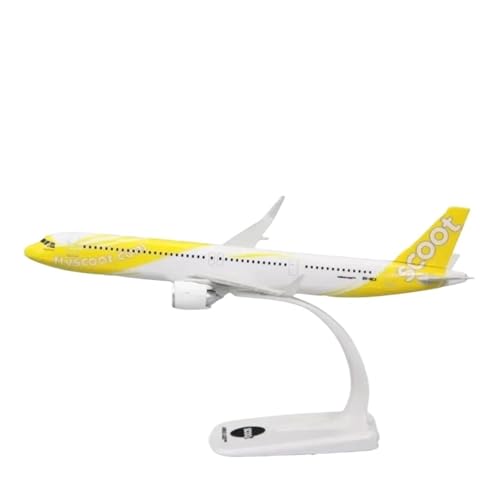 YLQERZ Metallflugzeugmodell 1:200 Für A321NEO Scoot 2024 Enthusiasten-Modellflugzeuge Für Sammeln Und Anzeigen Von Desktop-Display-Flugzeugmodellen Sammeln Oder Verschenken von YLQERZ