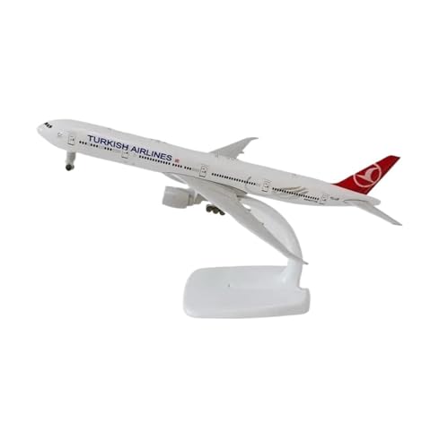 YLQERZ Metallflugzeugmodell Druckguss 20cm Flugzeugmodell für B777 Turkish Airways Flugzeugmodell aus legiertem Metall Diecast Classic Model Sammeln Oder Verschenken von YLQERZ