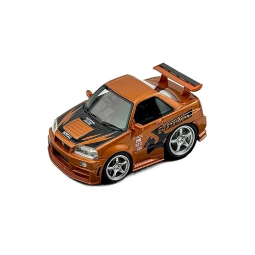 YLQERZ Modellauto Im Maßstab 1 64 Für Nissan R34 Z-Tune Silber Blau Mini Q Ei Auto Harz Fahrzeug Modell Mini Dekoration Für Die Sammlung YLQERZ Modellauto Im Maßstab 1 64 Für Nissan R34 Z-Tune Silber Blau Mini Q Ei Auto Harz Fahrzeug Modell Mini Dekoration Für Die Sammlung von YLQERZ