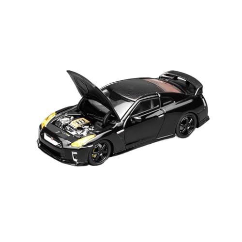 YLQERZ Modellauto Im Maßstab 1:64 Für Nissan GTR R35 Schwarz Carbon Haube Öffnende Legierung Sammler Auto Modell Für Die Sammlung YLQERZ Modellauto Im Maßstab 1:64 Für Nissan GTR R35 Schwarz Carbon Haube Öffnende Legierung Sammler Auto Modell Für Die Sammlung von YLQERZ