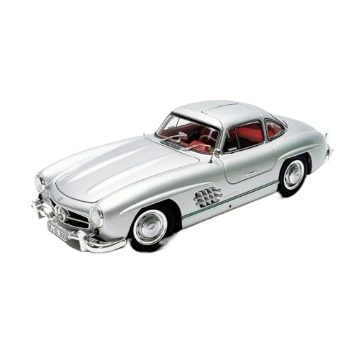 YLQERZ Modellauto Im Maßstab Silber 1/18 Für Mercedes-Benz MB 300SL Vollmetallguss-Ornamente Legierungsautomodell Erwachsenensammlung Für Die Sammlung YLQERZ Modellauto Im Maßstab Silber 1/18 Für Mercedes-Benz MB 300SL Vollmetallguss-Ornamente Legierungsautomodell Erwachsenensammlung Für Die Sammlung von YLQERZ