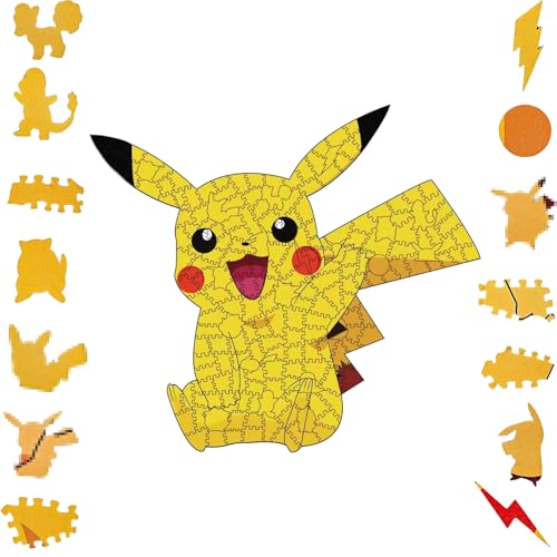 Holzpuzzle Kinder 200 Teile, Anime Wooden Puzzle für Kinder ab 6 + Jahren, Mini Puzzle Erwachsene, Magisches Puzzle Cartoon Geschenke, Lernspielzeug Holzpuzzles Set Geburtstagsgeschenke von YLS