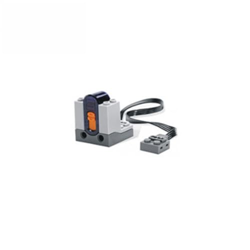 YLtremker MOC Technik Power Functions Zubehör M L XL Servo Motors Fernbedienung Batteriebox Extension Cord, Light Set, Kompatibel mit Technik 88002 8881 8885 8293 (Empfänger) von YLtremker