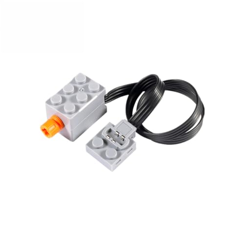 YLtremker MOC Technik Power Functions Zubehör M L XL Servo Motors Fernbedienung Batteriebox Extension Cord, Light Set, Kompatibel mit Technik 88002 8881 8885 8293 (Micro-Motor) von YLtremker