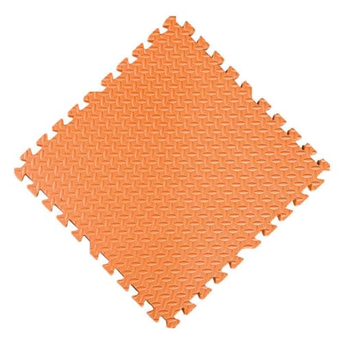 10-teiliges Schaumstoff-Spielmatten-Set,12x12 Zoll Ineinandergreifende Puzzlematten Für Den Boden,Mehrfarbige Schaumstoff-Bodenfliesenmatte,Für Fitnessstudio Und Yoga(Color:Orange) von YMXBHN