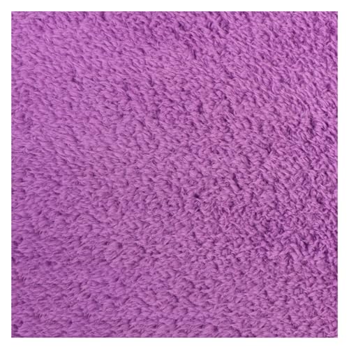 Plüschige Ineinandergreifende Schaumstoff-Bodenmatte,30X30 Cm Schaumstofffliesen-Matte,DIY-zuschneidbare Puzzle-Teppichquadrate,Flauschiger Bodenteppich Für Das Spielzimm(Size:12pcs,Color:Dark purple) von YMXBHN