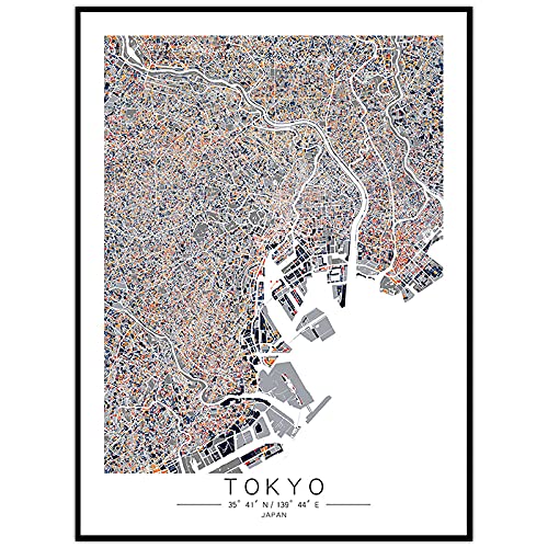 1000 Teile Holzpuzzle Für Erwachsene,Tokyo Japan City Map Puzzle Kinder Holzpuzzle Brett,Nachhaltige Puzzle-Sets Für Familie, Brain Challenge Spielzeug Für Kinder, Eltern-Kind-Intelligenz-Spiele,2 von YMXCNM