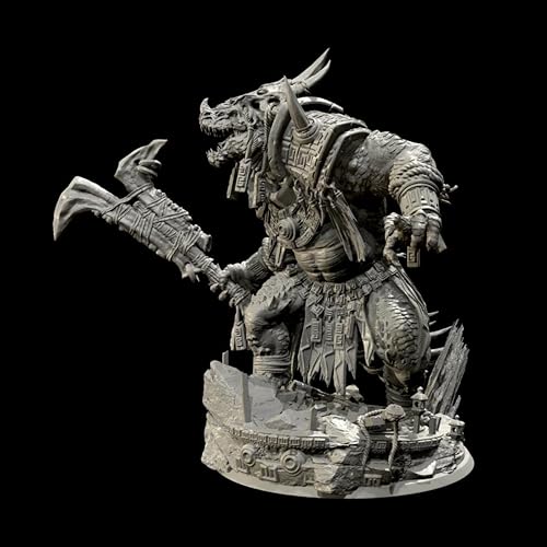 YNFLXSWG 1/24 Ancient Orc Warrior Resin Modellbausatz Unbemalt und unmontiert Soldat Resin Modellbausatz // F9x0A1 von YNFLXSWG