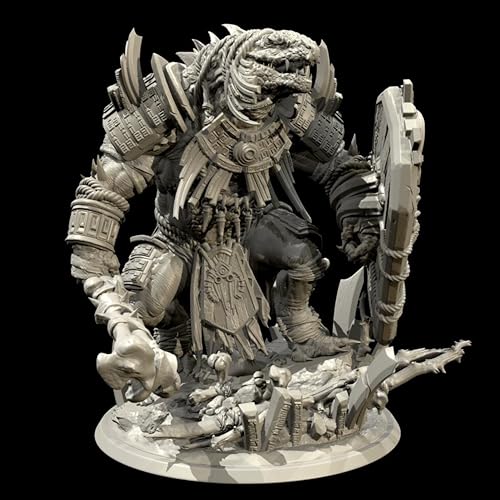 YNFLXSWG 1/24 Ancient Orc Warrior Resin Soldier Kit unbemaltes und unmontiertes Resin Modell //q7v4R2 von YNFLXSWG