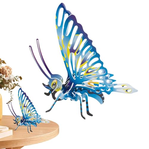 YNPQTDS 3D-Puzzles Schmetterling, 3D-Puzzles Schmetterlinge für Erwachsene | Einzigartiges Formpuzzle | 3D-Puzzles für Erwachsene, Schmetterlings-Puzzle-Modell, Spielzeug-Set für kreative von YNPQTDS