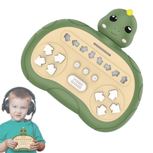 YNPQTDS Handheld-Spiele für Kinder,, Cartoon-Handheld-Spiele, sensorisches Spielzeug, Fidget-Controller mit Musiklicht, Fidget-Spielzeug für Eltern-Kind-Interaktion, Urlaub, Freunde, Kinder von YNPQTDS