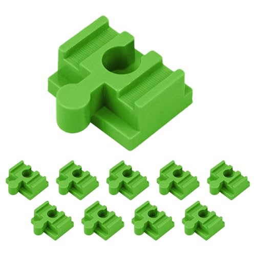 YNPQTDS Holzschienen-Adapter für Kinder ab 3 Jahren, Zugschienen-Brückenadapter, Holzbahnverbinder, Eisenbahn-Set Zubehör und Add-Ons (10 Adapter) von YNPQTDS