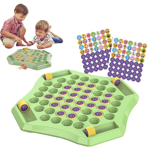 YODAOLI Flip Chess Memor, Animal Flip Chess, Animal Flip Chess Memory Chess Game for Kindergarten Gathering Activity, Animal Flip Chess Chess Board Game for Kindergarten Preschool Gathering (Animal) von YODAOLI