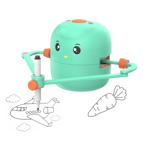 YODAOLI Interactive Educational Drawing Robot for Kids Learning Toy with 100 Word Cards Voice Interaction (Green) von YODAOLI