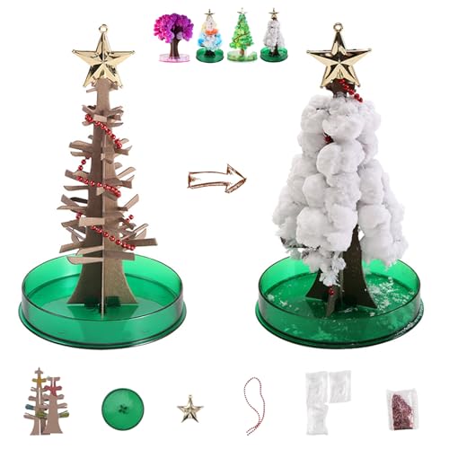 YODAOLI Magic Christmas Tree, Magic Funny Tree, DIY Magic Growing Christmas Tree, Magic Growing Crystal Christmas Tree, Christmas Decoration (B,1Pcs) von YODAOLI