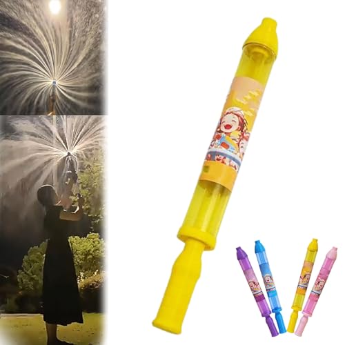 YODAOLI Water Fireworks Toys, Firework Water Gun Toy, Push Water Gun Fireworks Toy, Fireworks Water Gun Shoots Water, Summer Swimming Beach Garden Game (Yellow) von YODAOLI