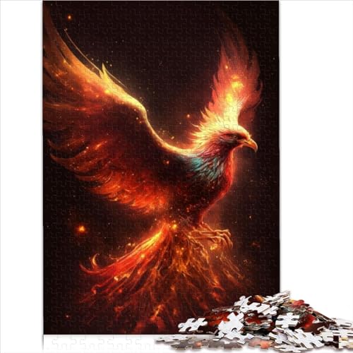 Puzzles für Erwachsene, Feuriger Phönix, 1000-teiliges Papppuzzle, Spielzeug für Mädchen und Spielzeug für Jungen, tolles Geschenk für alle Altersgruppen, Größe (26 x 38 cm) von YOITS