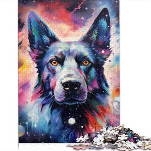 Puzzles für Erwachsene, Galaxie-Hund, 1000-teiliges Puzzle, Holzpuzzle für Kinder ab 12 Jahren, Puzzle-Lernspiele, Größe (50x75 cm) von YOITS