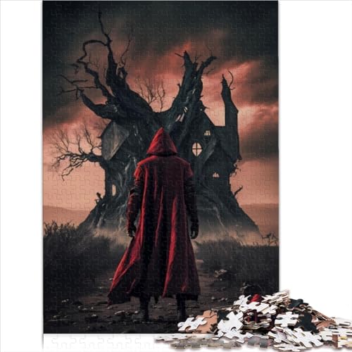 Puzzles für Erwachsene, Horror-Kunst-Puzzles, 1000 Teile, Teenager-Geschenke, Holzpuzzle, geeignet für Erwachsene, Puzzlegröße (50x75 cm) von YOITS