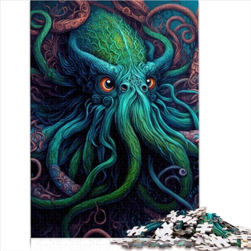 Puzzles für Erwachsene, Oktopus, 1000-teilige Puzzles für Erwachsene, Papppuzzles für Kinder ab 12 Jahren, Dekoration und Souvenir, Geschenkgröße (26 x 38 cm) von YOITS