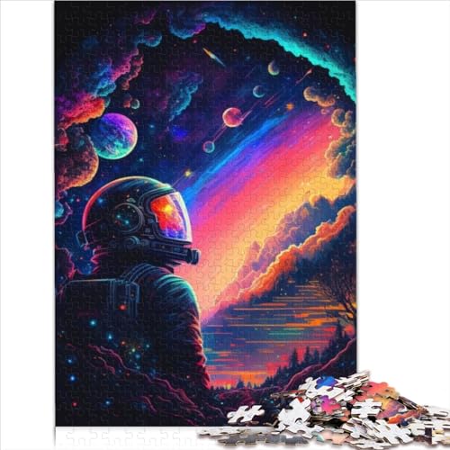 Puzzles für Erwachsene: Der letzte Astronaut, 1000-teiliges Puzzle, Papppuzzle für Kinder ab 12 Jahren, schwierige, unmögliche Puzzlegröße für Erwachsene (50x75 cm) von YOITS