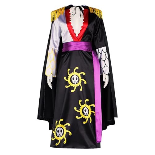 YOLIURCH Cosplay-Kostüm, Boa-Hancock-Kleid, Umhang, Uniform-Set, Halloween-Party, Anzüge (Größe XL) von YOLIURCH