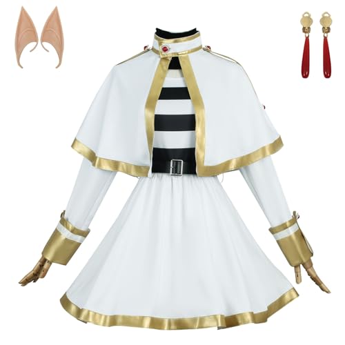 YOLIURCH Cosplay-Kostüm, Frieren Fern Stark, alle Rollen, Uniform-Set, Halloween-Party-Outfit (XL, Frieren) von YOLIURCH