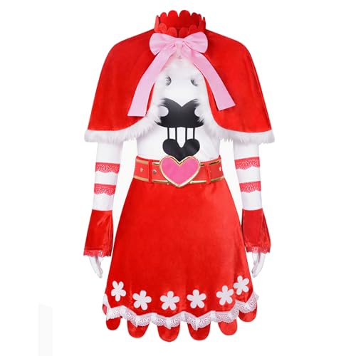 YOLIURCH Cosplay-Kostüm, Perona-Mädchen, Kleid, Rock, Uniform-Set, Halloween-Party, Anzüge (3XL) von YOLIURCH