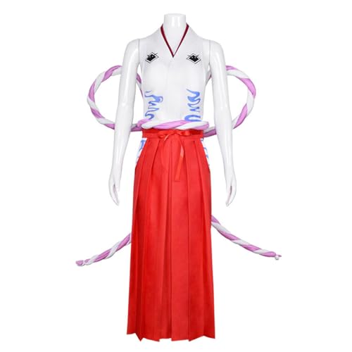 YOLIURCH Cosplay Kostüm Yamato Kleid Kimono Rock Uniform Set Halloween Party Anzüge (XX-Large) von YOLIURCH