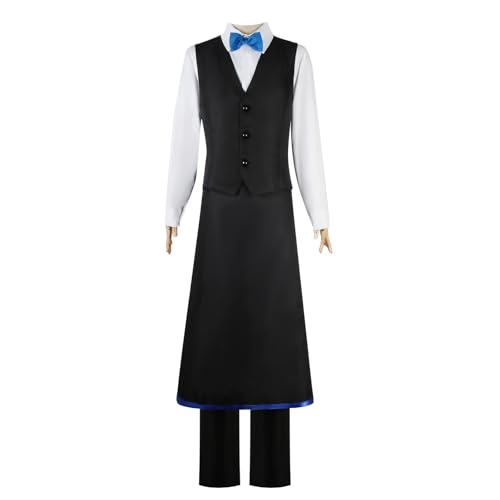 YOLIURCH OshiNoKo Cosplay-Kostüm Hoshino Rubii Dienstmädchenkleid, Uniform, Halloween-Party-Outfit (Hoshino Akuamarin, Größe 3XL) von YOLIURCH