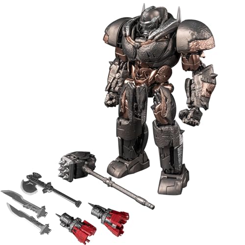 Rhinox Transformer Spielzeug, Transformers Aufstieg der Bestien Action Figur mit Optimus Primes Waffe, hoch artikulierte 7.87 Zoll Keine Umwandlung Modell Kit für Kinder im Alter 8 und höher von YOLOPARK