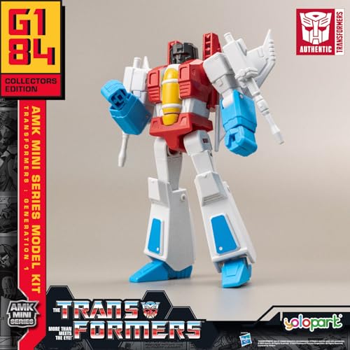 Starscream Transformers Spielzeug, 11 cm Transformers G1 Action-Figuren, Keine Umwandlung Transformers Modell-Bausatz, Transformer Spielzeug für Kinder ab 8 Jahren von YOLOPARK