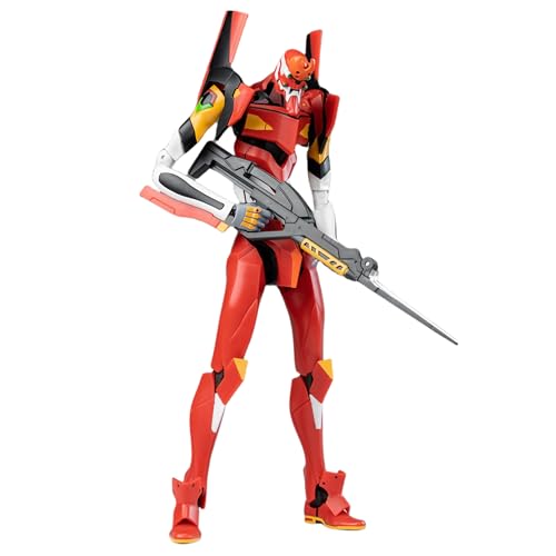 YOLOPARK Evangelion Figur - 20 cm hoch bewegliche humanoide entscheidende Waffe Neon Genesis Evangelion Modellbausatz (EVA-02) von YOLOPARK